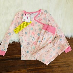 Girls Snowflake Pajama Set